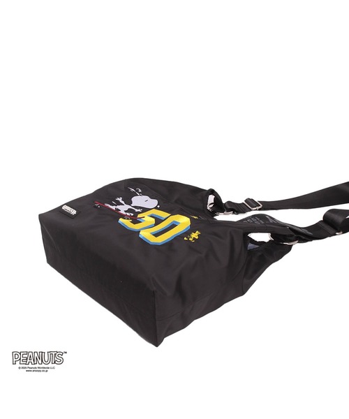 OUTDOOR PRODUCTS(アウトドアプロダクツ)の「アウトドア【OUTDOOR】PEANUTSコレクション スヌーピー メッセンジャー2WAYショルダー(ショルダーバッグ・レディース・ブラック/ベージュ/グレー・フリ-)」の10枚目の写真