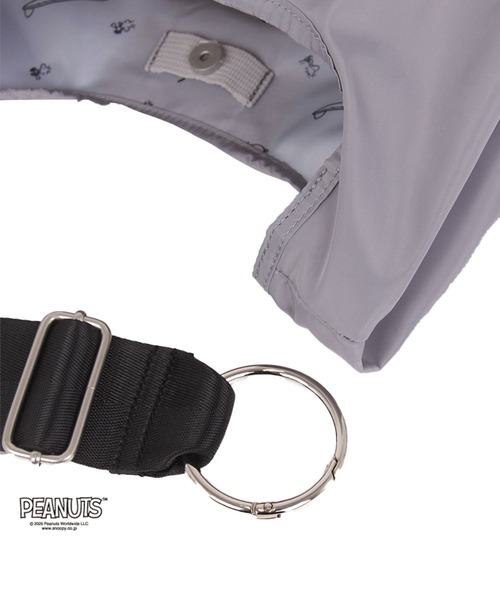 OUTDOOR PRODUCTS(アウトドアプロダクツ)の「アウトドア【OUTDOOR】PEANUTSコレクション スヌーピー メッセンジャー2WAYショルダー(ショルダーバッグ・レディース・ブラック/ベージュ/グレー・フリ-)」の13枚目の写真