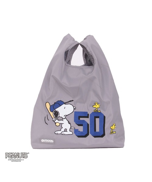 OUTDOOR PRODUCTS(アウトドアプロダクツ)の「アウトドア【OUTDOOR】PEANUTSコレクション スヌーピー メッセンジャー2WAYショルダー(ショルダーバッグ・レディース・ブラック/ベージュ/グレー・フリ-)」の14枚目の写真