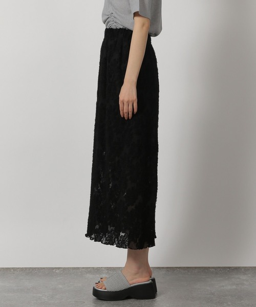 LAKOLE（ラコレ）の「フリンジプリーツスカート / 322601（スカート・レディース・ミント/オフホワイト/ブラック・FREE）」の22枚目の写真