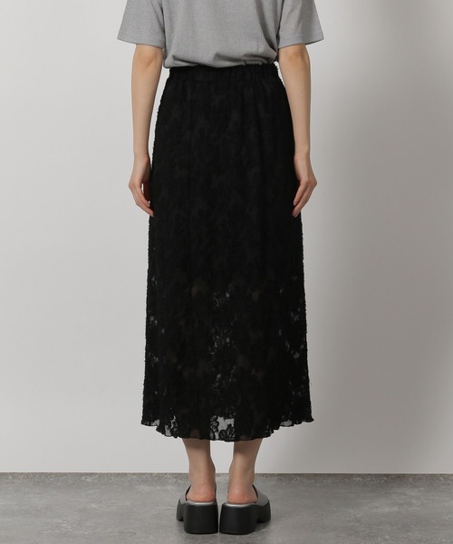 LAKOLE（ラコレ）の「フリンジプリーツスカート / 322601（スカート・レディース・ミント/オフホワイト/ブラック・FREE）」の21枚目の写真