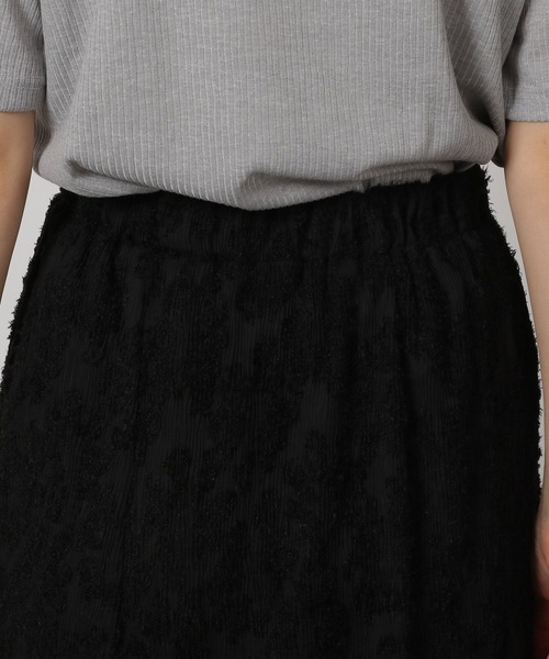 LAKOLE（ラコレ）の「フリンジプリーツスカート / 322601（スカート・レディース・ミント/オフホワイト/ブラック・FREE）」の18枚目の写真