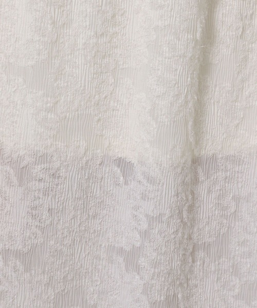 LAKOLE（ラコレ）の「フリンジプリーツスカート / 322601（スカート・レディース・ミント/オフホワイト/ブラック・FREE）」の17枚目の写真