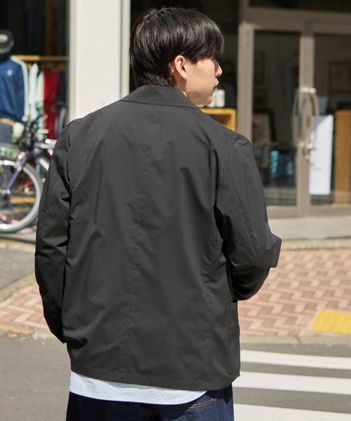 CIAOPANIC TYPY（チャオパニックティピー）の「【洗えるジャケット】MOLユニセックスドライバーズワークテーラードジャケット（テーラードジャケット・メンズ・チャコールグレー/ブラック・LARGE/MEDIUM）」の17枚目の写真