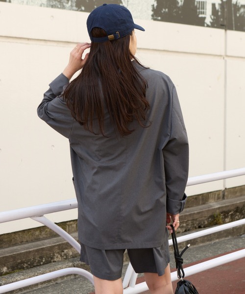 CIAOPANIC TYPY（チャオパニックティピー）の「【洗えるジャケット】MOLユニセックスドライバーズワークテーラードジャケット（テーラードジャケット・メンズ・チャコールグレー/ブラック・LARGE/MEDIUM）」の8枚目の写真