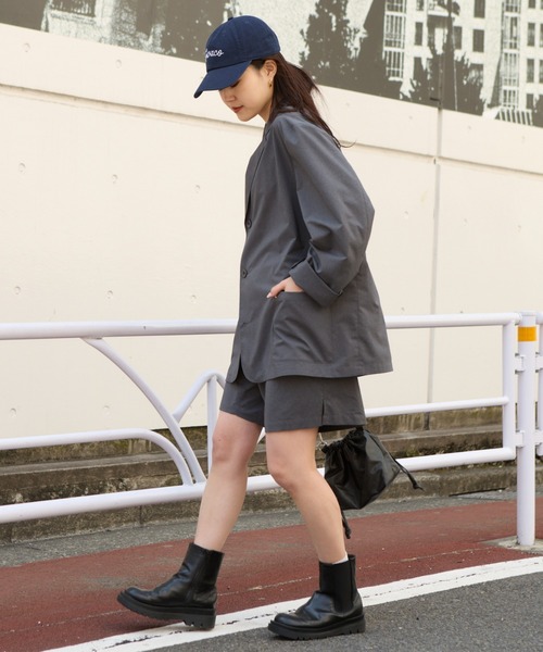 CIAOPANIC TYPY（チャオパニックティピー）の「【洗えるジャケット】MOLユニセックスドライバーズワークテーラードジャケット（テーラードジャケット・メンズ・チャコールグレー/ブラック・LARGE/MEDIUM）」の12枚目の写真