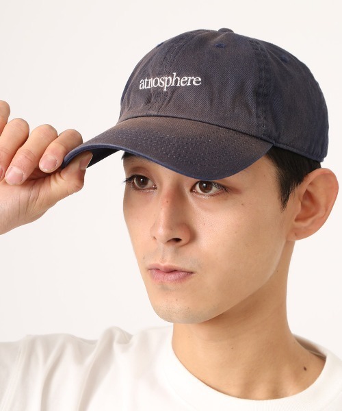 atmos(アトモス)の「atmos atmosphere Logo Cap / アトモス アトモスフィア ロゴ キャップ(キャップ・メンズ・ブラック/ネイビー・FREE)」の10枚目の写真