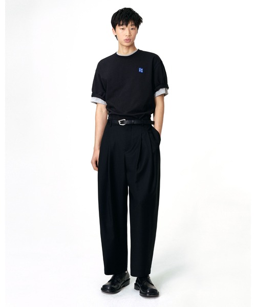ADER error（アーダーエラー）の「ADER error/アーダーエラー/ONE POINT TEE（Tシャツ/カットソー・メンズ・ブラック/ホワイト・S/M/L/XL）」の12枚目の写真