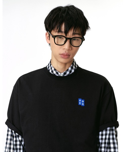 ADER error（アーダーエラー）の「ADER error/アーダーエラー/ONE POINT TEE（Tシャツ/カットソー・メンズ・ブラック/ホワイト・S/M/L/XL）」の13枚目の写真