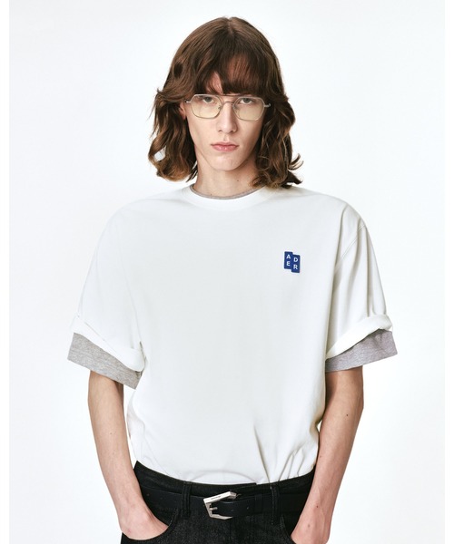 ADER error（アーダーエラー）の「ADER error/アーダーエラー/ONE POINT TEE（Tシャツ/カットソー・メンズ・ブラック/ホワイト・S/M/L/XL）」の6枚目の写真