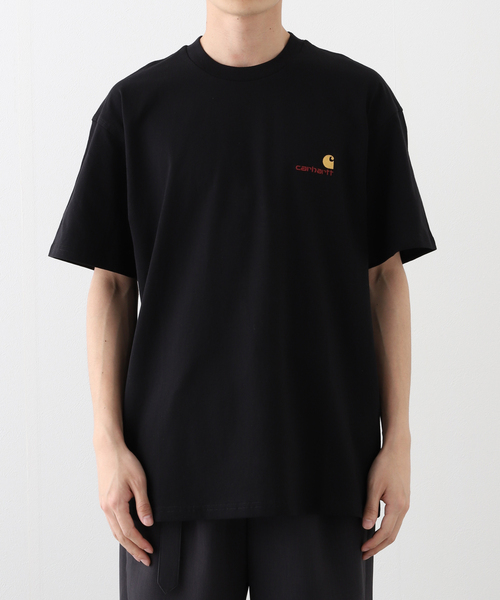 Carhartt WIP(カーハートダブリューアイピー)の「CARHARTT WIP / カーハート ダブリューアイピー S/S AMERICAN SCRIPT T-SHIRT I029956(Tシャツ/カットソー・メンズ・ブラック/パープル系その他/ホワイト・LARGE/MEDIUM)」の11枚目の写真
