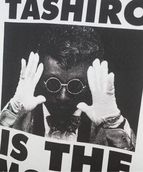 NISHIMOTO IS THE MOUTH(ニシモト イズ ザ マウス)の「S/S TEE | TASHIRO IS THE MOUTH(Tシャツ/カットソー・メンズ・ホワイト/ブラック・MEDIUM/LARGE/X-LARGE)」の8枚目の写真
