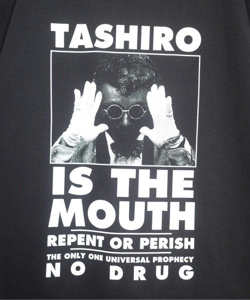 NISHIMOTO IS THE MOUTH(ニシモト イズ ザ マウス)の「S/S TEE | TASHIRO IS THE MOUTH(Tシャツ/カットソー・メンズ・ホワイト/ブラック・MEDIUM/LARGE/X-LARGE)」の15枚目の写真