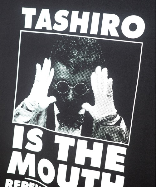 NISHIMOTO IS THE MOUTH(ニシモト イズ ザ マウス)の「S/S TEE | TASHIRO IS THE MOUTH(Tシャツ/カットソー・メンズ・ホワイト/ブラック・MEDIUM/LARGE/X-LARGE)」の16枚目の写真
