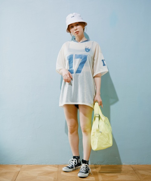セール】【WEB限定】メッシュTシャツブラトップ4点セット水着