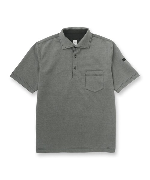 TAKEO KIKUCHI(タケオキクチ)の「千鳥柄ポロシャツ(ポロシャツ・メンズ・ベージュ系その他2/ブラック系3/ネイビー系3・04/03/02)」の4枚目の写真