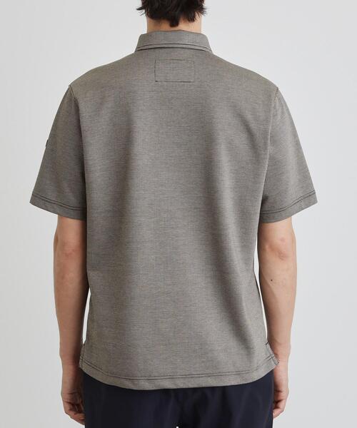 TAKEO KIKUCHI(タケオキクチ)の「千鳥柄ポロシャツ(ポロシャツ・メンズ・ベージュ系その他2/ブラック系3/ネイビー系3・04/03/02)」の7枚目の写真