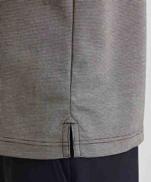 TAKEO KIKUCHI(タケオキクチ)の「千鳥柄ポロシャツ(ポロシャツ・メンズ・ベージュ系その他2/ブラック系3/ネイビー系3・04/03/02)」の11枚目の写真