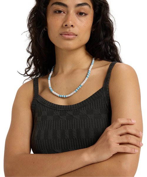 ROXY（ロキシー）の「SUGAR SAND MAXI GEO /ロキシーニットロングワンピース（ワンピース・レディース・ブラック系その他・SMALL/MEDIUM/LARGE）」の4枚目の写真