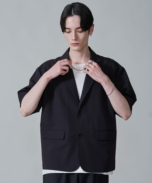 BROWNY(ブラウニー)の「BROWNY/TRシングルテーラードジャケット(テーラードジャケット・メンズ・ダークグレー/ブラック・MEDIUM/LARGE)」の1枚目の写真