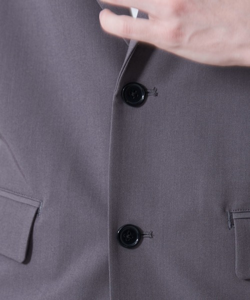 BROWNY(ブラウニー)の「BROWNY/TRシングルテーラードジャケット(テーラードジャケット・メンズ・ダークグレー/ブラック・MEDIUM/LARGE)」の6枚目の写真
