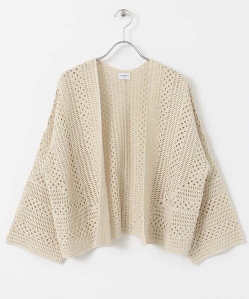 美品♡ヒスグラ♡ニットレース編みボレロ セール】クロシェレースボレロ（ニット/セーター）｜URBAN