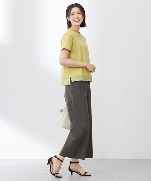 J.PRESS Ladies(J.プレス レディス)の「【洗える】セルロースリネンストレッチ イージー パンツ(その他パンツ・レディース・ライトグレー系/ベージュ系/グレー系・XS/S)」の10枚目の写真