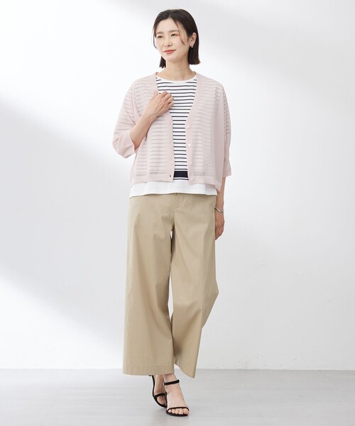 J.PRESS Ladies(J.プレス レディス)の「【洗える】セルロースリネンストレッチ イージー パンツ(その他パンツ・レディース・ライトグレー系/ベージュ系/グレー系・XS/S)」の16枚目の写真