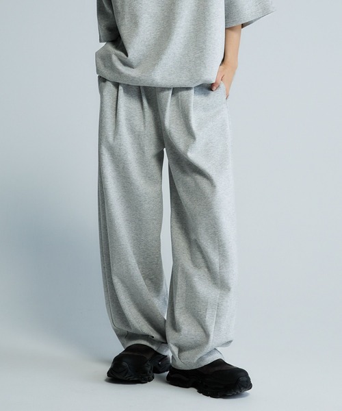 JEANASIS（ジーナシス）の「【Les Fleurs】ボンディングバルーンパンツ/494990（スウェットパンツ・レディース・グレー/ネイビー/ブラック・FREE）」の3枚目の写真