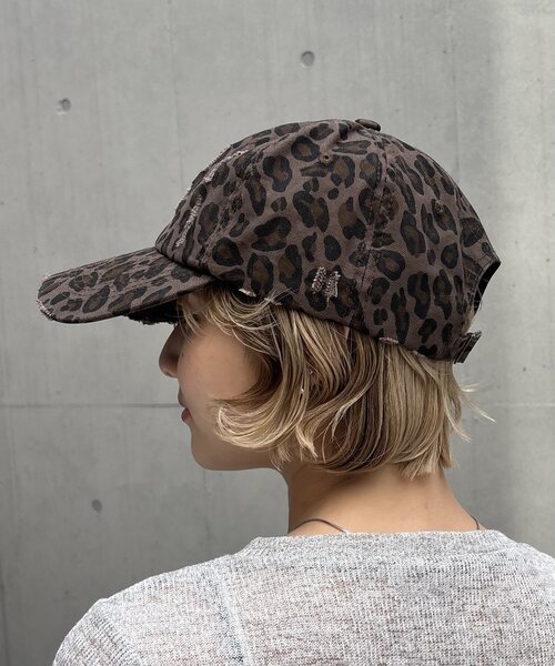 Cootie Productions レオパードキャップ COOTIE / Corduroy Leopard Oversized Down Jacket -Leopard