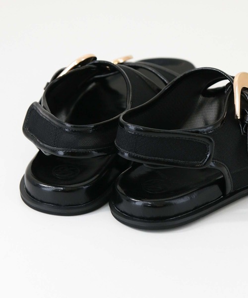 Gready Brilliant（グレディブリリアン）の「メッシュベルクロ（サンダル・レディース・ブラック・38/36/37）」の14枚目の写真