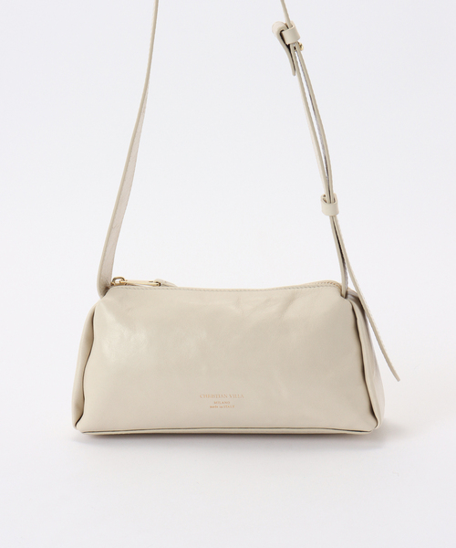 CHRISTIAN VILLA(クリスチャンヴィラ)の「CHRISTIAN VILLA/クリスチャンヴィラ MINI BAG(ショルダーバッグ・レディース・アイボリー/ブラウン・FREE)」の12枚目の写真