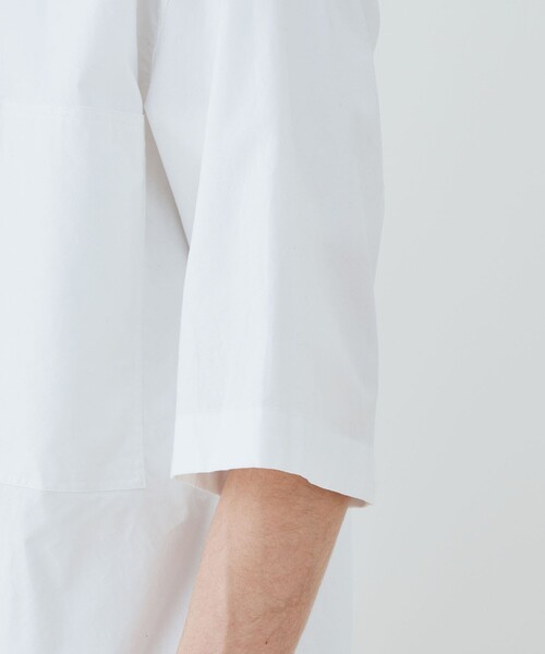 GALERIE VIE（ギャルリー ヴィー）の「プレミアムオックス ワンポケットシャツ（シャツ/ブラウス・メンズ・ネイビー/ホワイト・FREE）」の9枚目の写真