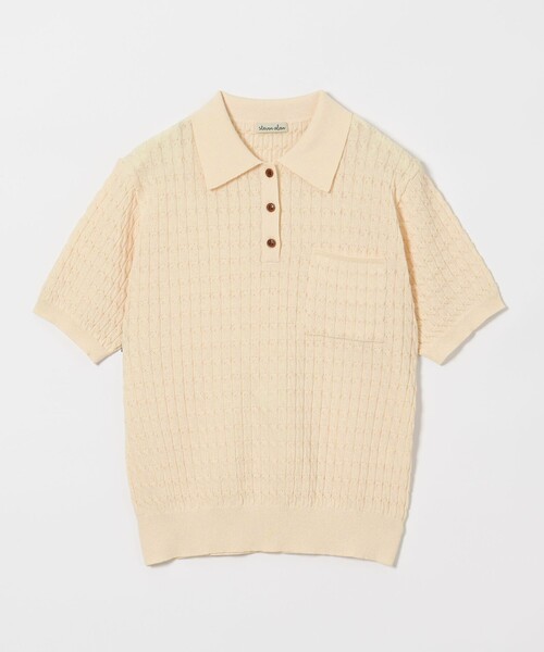 ＜Steven Alan＞ケーブル ハイネック ノースリーブ ニット Steven Alan＞ケーブル ハイネック ノースリーブ ニット