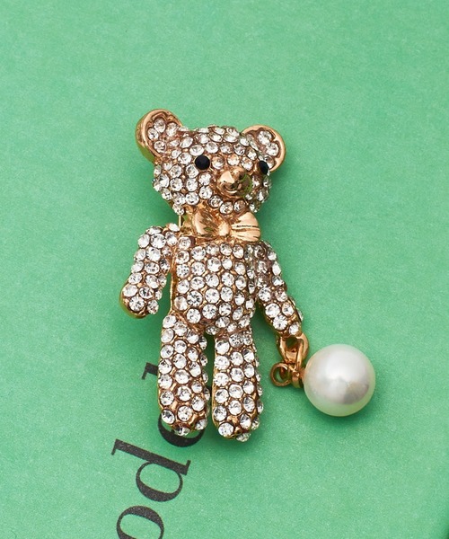 セール】【Merry Gem】アニマルモチーフブローチ DOG CAT イヌ ネコ