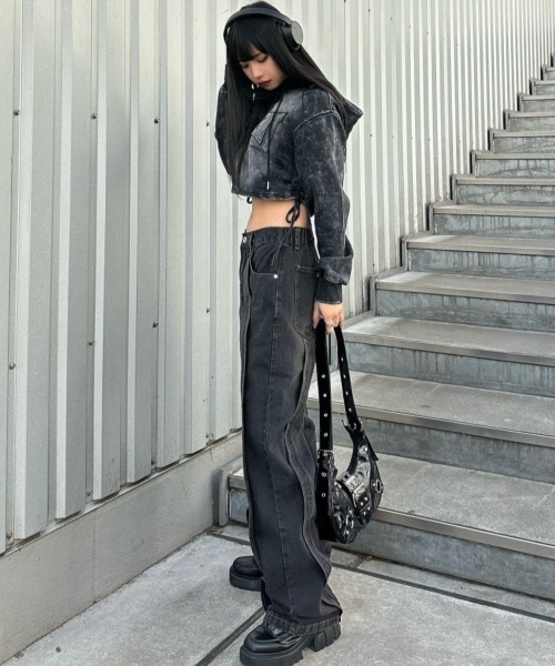 KsG（ケーエスジー）の「グラデーションロゴレタリングパーカー（パーカー・レディース・グレー・SMALL/MEDIUM/LARGE）」の5枚目の写真