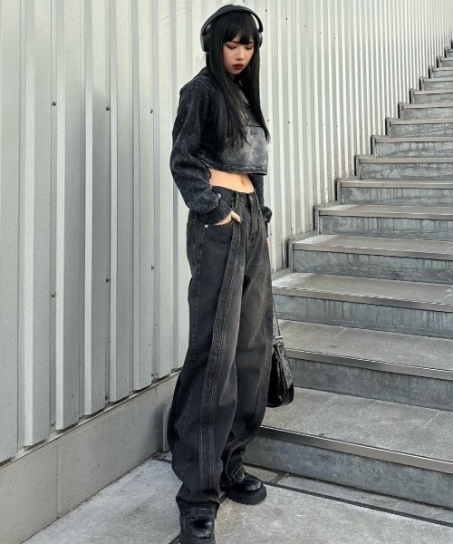 KsG（ケーエスジー）の「グラデーションロゴレタリングパーカー（パーカー・レディース・グレー・SMALL/MEDIUM/LARGE）」の6枚目の写真