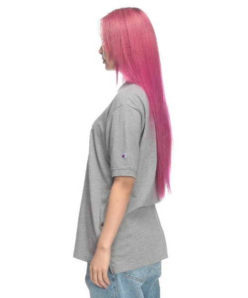 Champion(チャンピオン)の「Champion 鹿の子ポロ 綿100% ワンポイント ロゴ 半袖 C3Z358(ポロシャツ・メンズ・ホワイト/ブラック/ネイビー/グレー・LL/M/L)」の17枚目の写真
