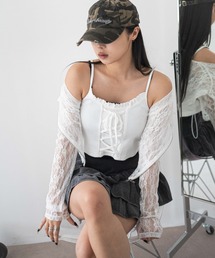 WEGO | WEGO/レースアップデザインキャミ(キャミソール)