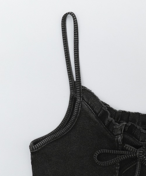 WEGO（ウィゴー）の「WEGO/レースアップデザインキャミ（キャミソール・レディース・スミクロ/ホワイト・FREE）」の21枚目の写真