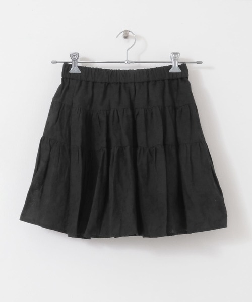 KBF（ケイビーエフ）の「エンブロイダリーミニスカート（スカート・レディース・ブラック/オフホワイト・ONE）」の22枚目の写真