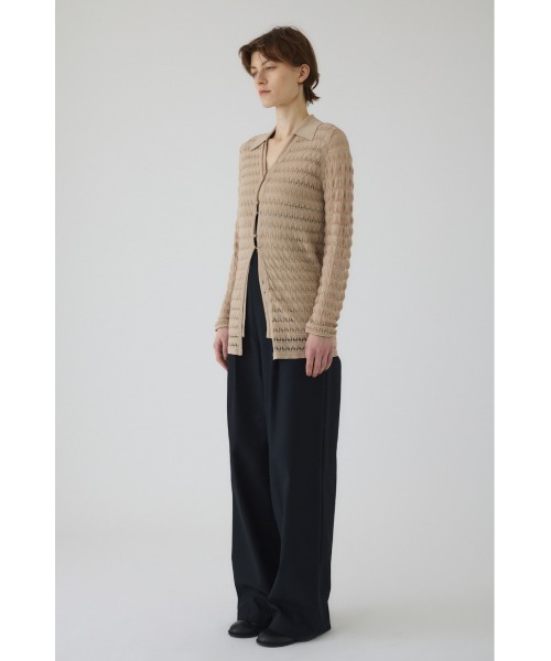 RIM.ARK(リムアーク)の「【LIMITED TIMESALE -2/15 23:59】Crochet open knit C/D クロシェオープンニットカーディガン(ニット/セーター・レディース・ベージュ/ブラック/ブルー/マジェンタ・FREE)」の19枚目の写真