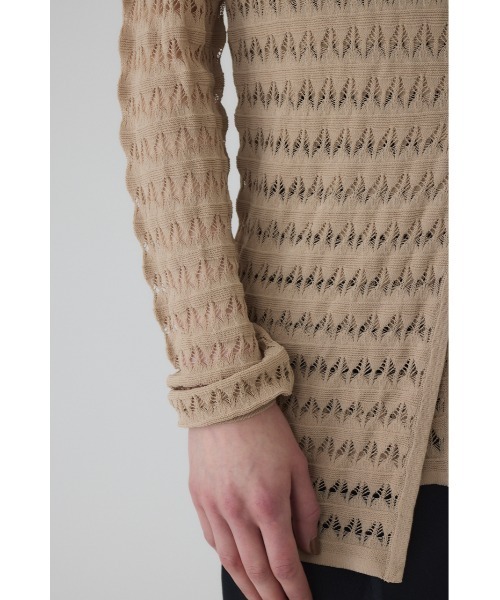 Crochet open knit C/D クロシェオープンニットカーディガン
