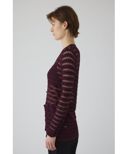 Crochet open knit C/D クロシェオープンニットカーディガン