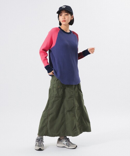 BEAMS BOY（ビームスボーイ）の「【1/15再値下げ】コットン タイプライター ミリタリー スカート（スカート・レディース・チャコールグレー/オリーブ・ONE SIZE）」の16枚目の写真