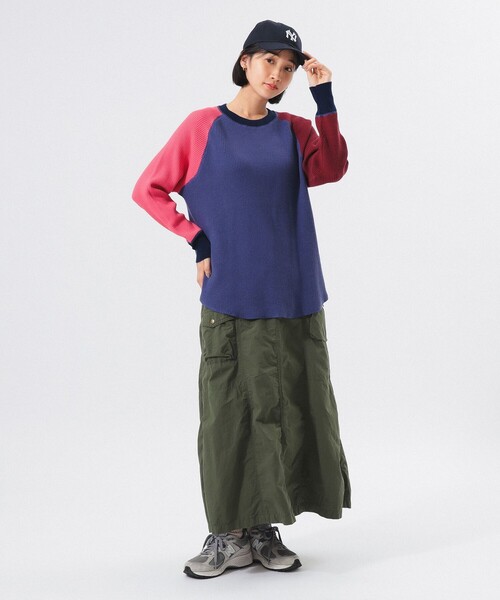 BEAMS BOY（ビームスボーイ）の「【1/15再値下げ】コットン タイプライター ミリタリー スカート（スカート・レディース・チャコールグレー/オリーブ・ONE SIZE）」の17枚目の写真