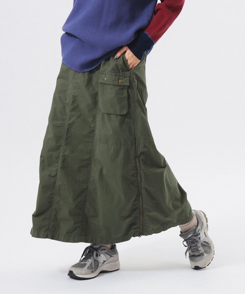 BEAMS BOY（ビームスボーイ）の「【1/15再値下げ】コットン タイプライター ミリタリー スカート（スカート・レディース・チャコールグレー/オリーブ・ONE SIZE）」の18枚目の写真