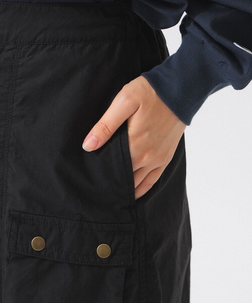 BEAMS BOY（ビームスボーイ）の「【1/15再値下げ】コットン タイプライター ミリタリー スカート（スカート・レディース・チャコールグレー/オリーブ・ONE SIZE）」の3枚目の写真