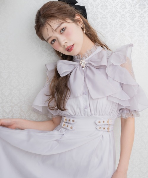 フロントリボンマリンセーラーワンピース opf158 | 可愛い服量産