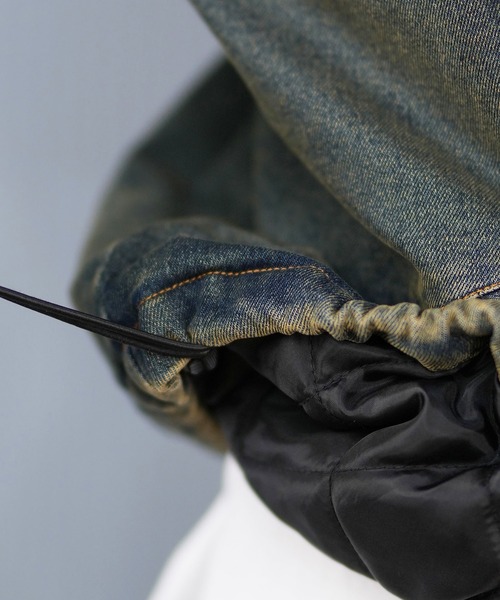 DC（ディーシー）の「DC/ディーシー 25 PADDED WORK JACKET デニム ワークジャケット DJK254026（ブルゾン・メンズ・ダークインディゴブルー/ライトインディゴブルー/ケミカルウォッシュ・M/L/XL）」の18枚目の写真